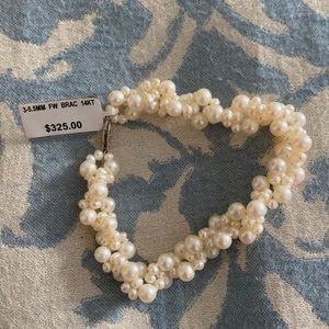 NEW 3-5.5MM Cluster Pearl Bracelet